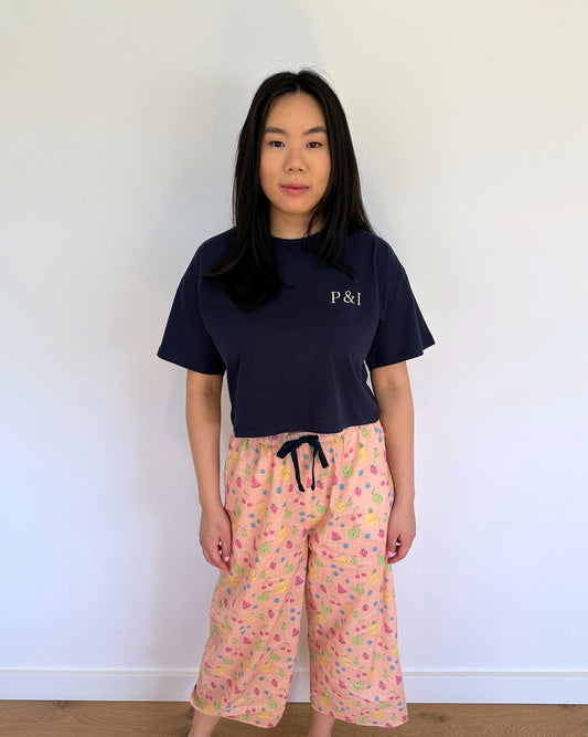 Classic Sleepwear Crop Tee