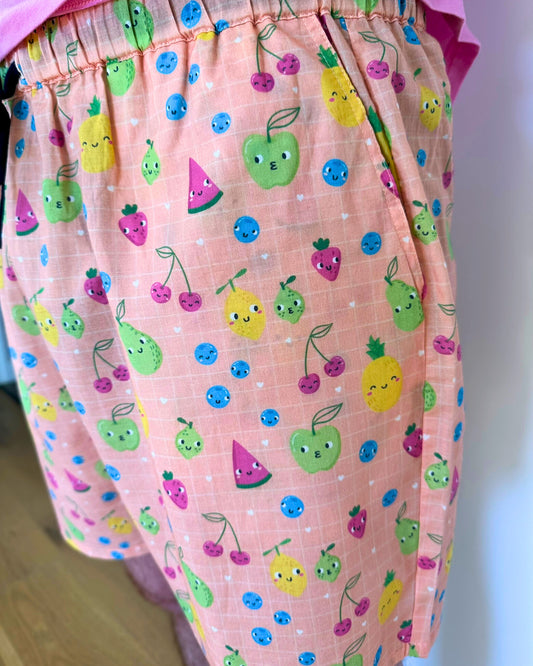 Love You Berry Much Pyjama Shorts