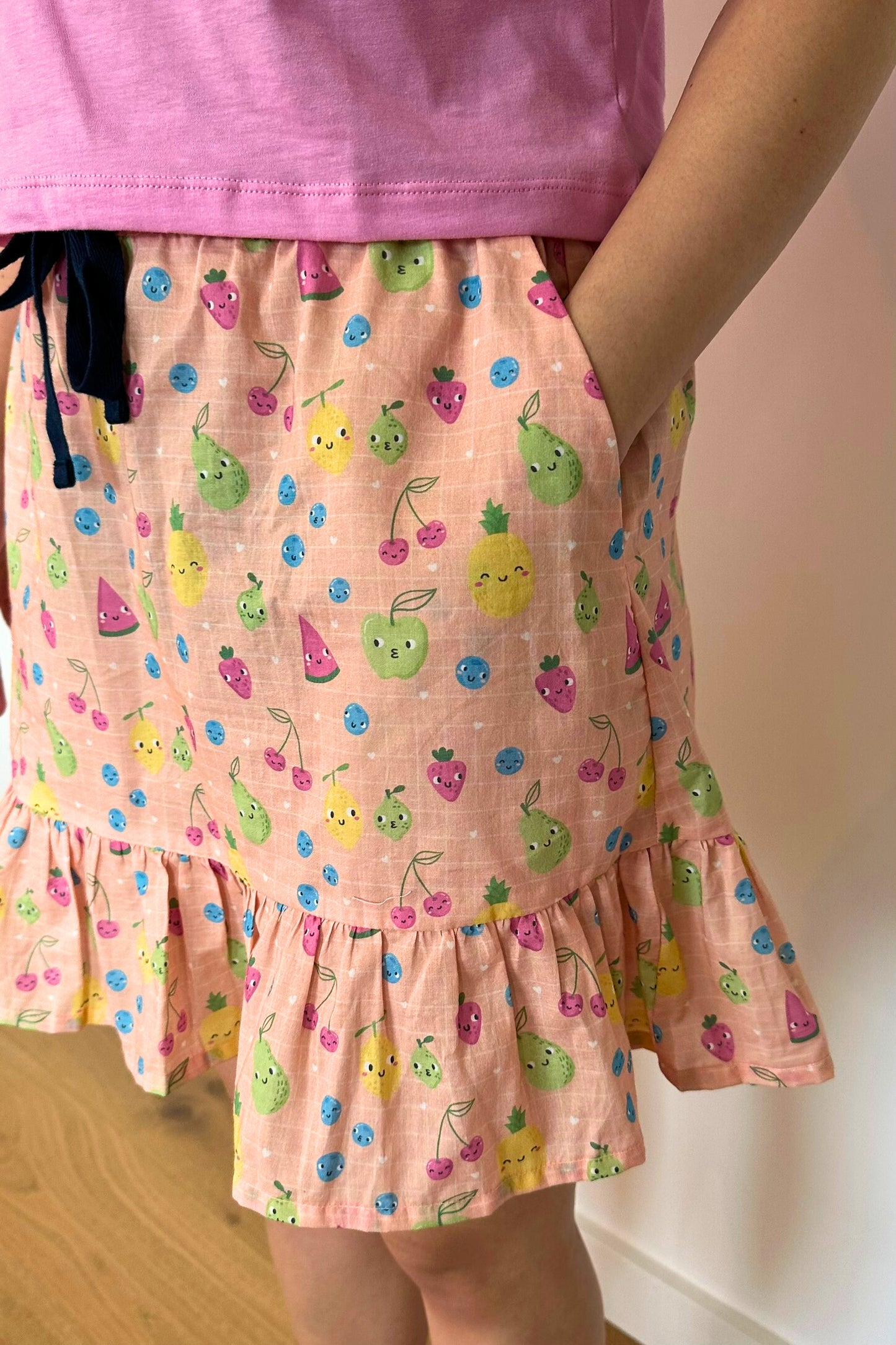 Love You Berry Much Pyjama Skirt